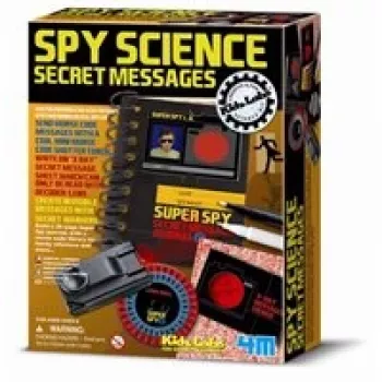 4m Spy Science Secret Messages rinkinys 3295 — slaptų žinučių eksperimentų rinkinys vaikams nuo 8 metų