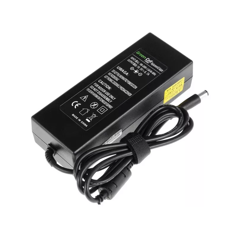 Maitinimo adapteris Green Cell AD35P 130 W AC-to-DC 19,5 V 6,7 A nešiojamiesiems kompiuteriams, vidaus, juodas