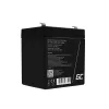 UPS baterija Green Cell AGM44 — 12 V 4,5 Ah sandari švino rūgšties (VRLA), 101×70×90 mm, 1,35 kg, juoda