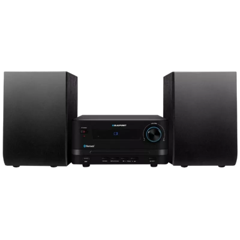 Namų garso mikro sistema BLAUPUNKT MS14BT — CD/MP3 grotuvas, Bluetooth, USB, FM RDS, 15W RMS, juoda