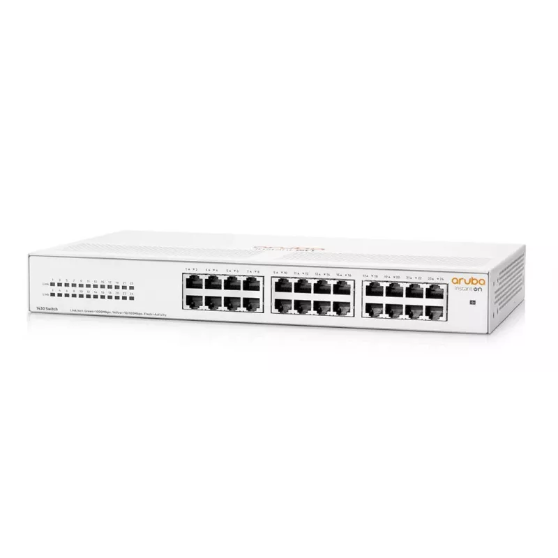 HPE Aruba Networking Aruba Instant On 1430 24G Nevaldomas L2 Gigabit Ethernet (10/100/1000) 1U Baltas