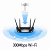 Cudy LT400 belaidis maršrutizatorius Fast Ethernet vienos juostos (2,4 GHz) 4G juodas