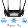 Cudy LT400 belaidis maršrutizatorius Fast Ethernet vienos juostos (2,4 GHz) 4G juodas