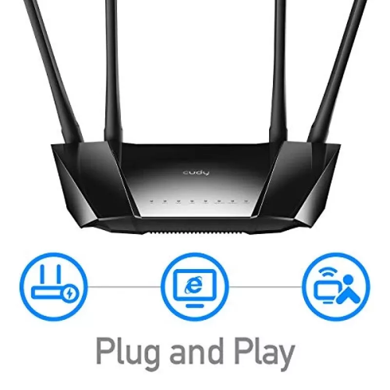 Cudy LT400 belaidis maršrutizatorius Fast Ethernet vienos juostos (2,4 GHz) 4G juodas