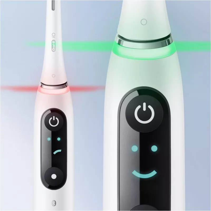 Oral-B iO 9N Suaugusiųjų vibruojantis dantų šepetėlis Baltas