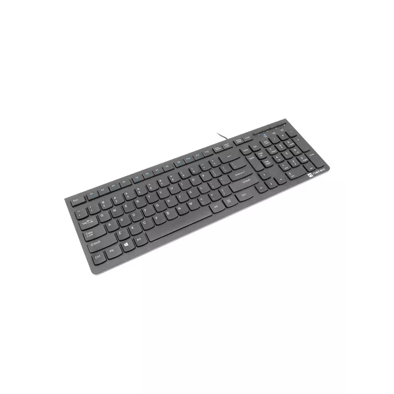 Natec Discus 2 - klaviatūra - QWERTY - JAV - juoda - Klaviatūra - JAV anglų - juoda