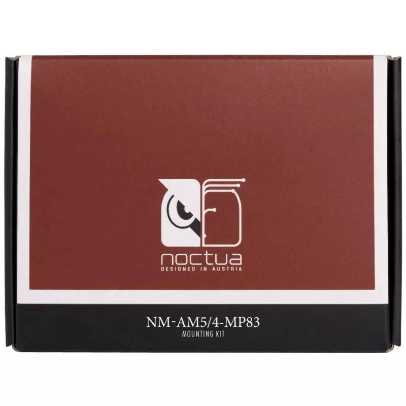 Tvirtinimo rinkinys Noctua NM-AM5/4-MP83 juodas chromas Socket AM4 AM5