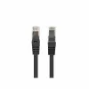 Tinklo kabelis LANBERG PCU6-10CU-0050-BK Cat6 U/UTP RJ-45 0.5 m Juodas