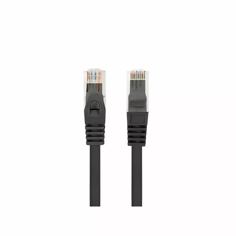 Tinklo kabelis LANBERG PCU6-10CU-0050-BK Cat6 U/UTP RJ-45 0.5 m Juodas