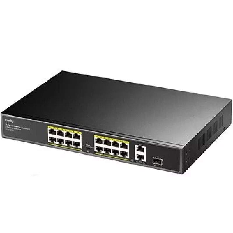 Cudy FS1018PS1 tinklo jungiklis su 18 Fast Ethernet prievadų ir PoE
