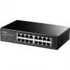 Tinklo jungiklis Cudy GS1016 — 16 prievadų Gigabit Ethernet (10/100/1000), 32 Gbit/s perjungimas, montuojamas į stelažą, maitinamas kintamąja srove