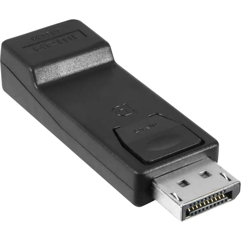 Wentronic Goobay DisplayPort į HDMI adapteris 1.1, HDMI standartinė lizdas (A tipas) - HDMI standartinė lizdas (A tipas) > DisplayPort kištukas (51719)