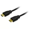 LogiLink CH0053 HDMI kabelis, juodas, 10 m, 4K UHD, HDMI-a kištukas į HDMI-a kištuką