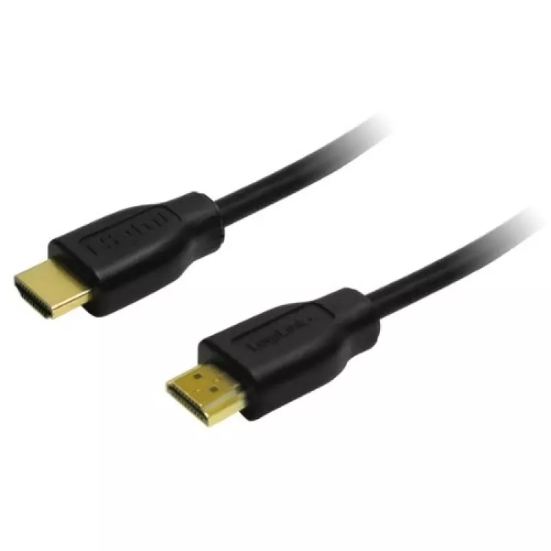 LogiLink CH0053 HDMI kabelis, juodas, 10 m, 4K UHD, HDMI-a kištukas į HDMI-a kištuką