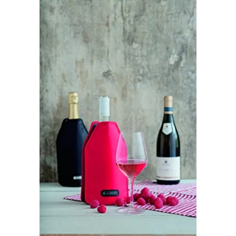 Le Creuset vyno butelio aušinimo įmovos - raudona