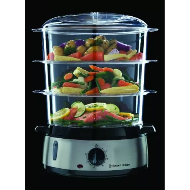Garinis viryklė Russell Hobbs 19270-56, 3 krepšeliai, 9 L bendras tūris, 800 W, nerūdijantis plienas