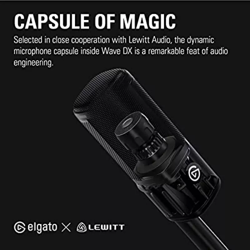 PC mikrofonas Elgato Wave DX juodas