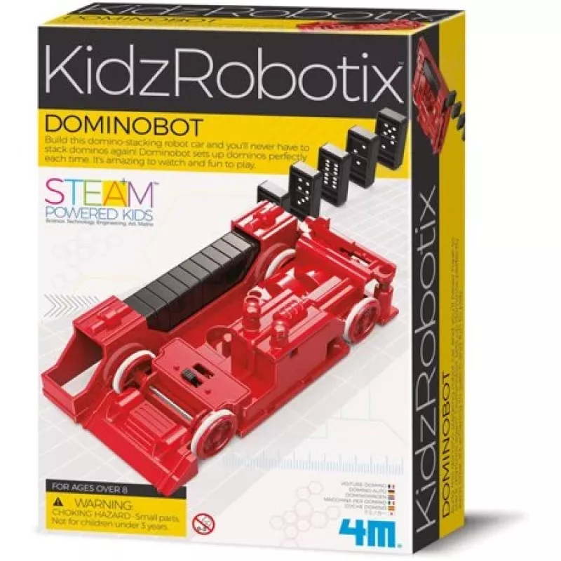 Edukacinis pramoginis robotas 4M 4M-03446, skirtas 8+ metų, maitinamas baterijomis, „pasidaryk pats“ surinkimas