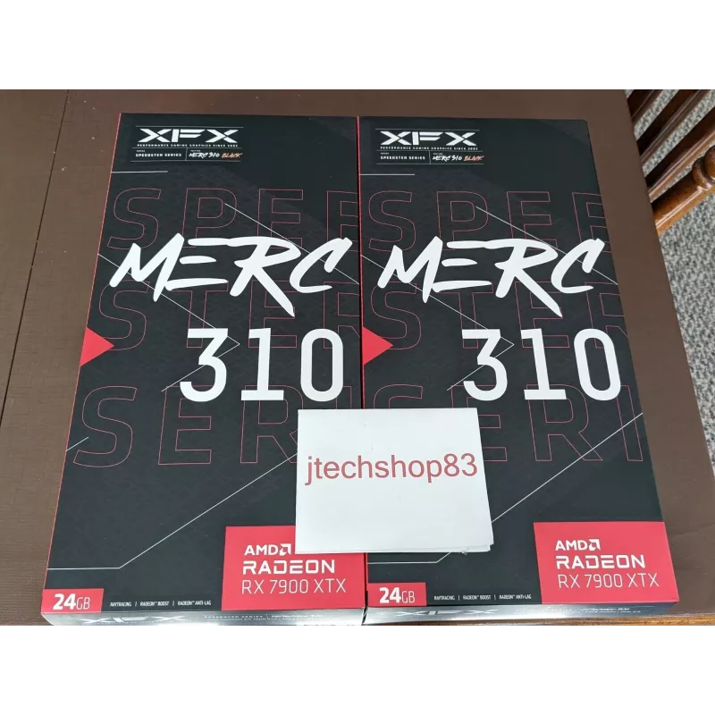Grafikos plokštė XFX Radeon RX 7900 XTX 24 GB GDDR6, PCIe 4.0, 384-bit, 355 W, 3 ventiliatoriai