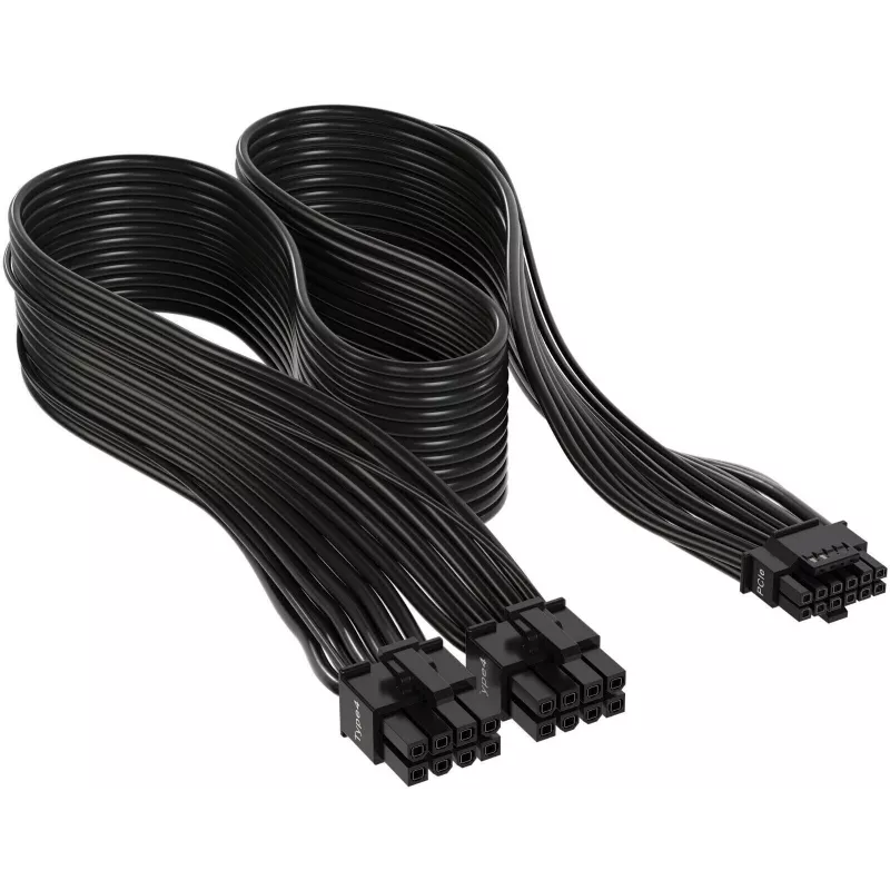 CORSAIR - Stromkabel - 12VHPWR (W) zu 8-poliger PCIe Power (W) - plokščias, iki 600 W TDP (CP-8920284)