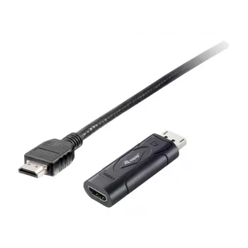 Equip DisplayPort į HDMI adapteris, 0,2 m, DisplayPort, HDMI, vyriška, moteriška, 1920 x 1080 pikselių