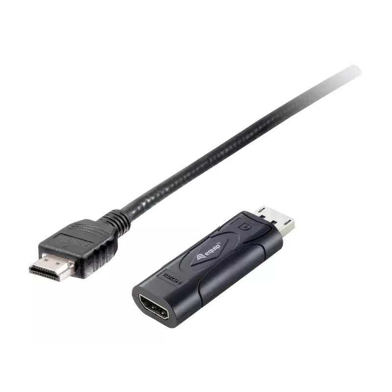 Equip DisplayPort į HDMI adapteris, 0,2 m, DisplayPort, HDMI, vyriška, moteriška, 1920 x 1080 pikselių