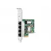 HPE - 331T - tinklo adapteris - PCIe 2.0 x4 Low Profile Gigabit Ethernet x 4