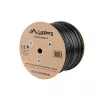 Lanberg LCU6-21CU-0305-BK tinklo kabelis juodas 305 m Cat6 U/UTP (UTP) lauko