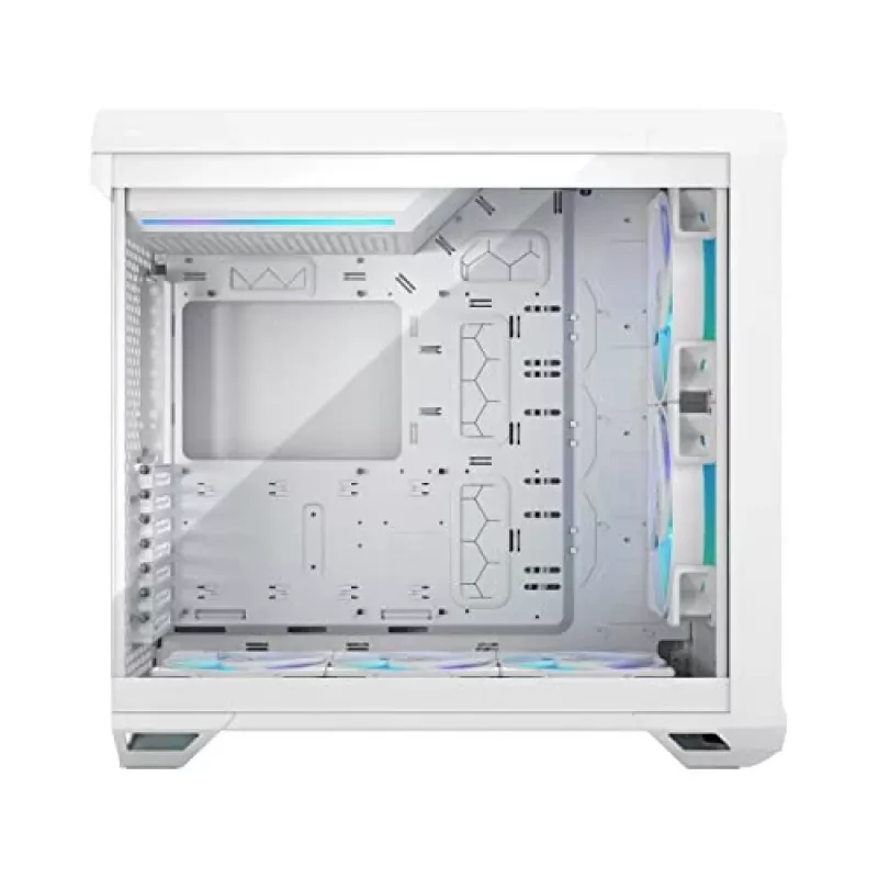 PC korpusas Fractal Design Torrent White — palaiko ATX, EATX, microATX, ITX; 2x180 mm priekiniai ventiliatoriai; 2,5 colio/3,5 colio vietos