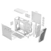 PC korpusas Fractal Design Torrent White — palaiko ATX, EATX, microATX, ITX; 2x180 mm priekiniai ventiliatoriai; 2,5 colio/3,5 colio vietos