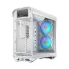 PC korpusas Fractal Design Torrent White — palaiko ATX, EATX, microATX, ITX; 2x180 mm priekiniai ventiliatoriai; 2,5 colio/3,5 colio vietos
