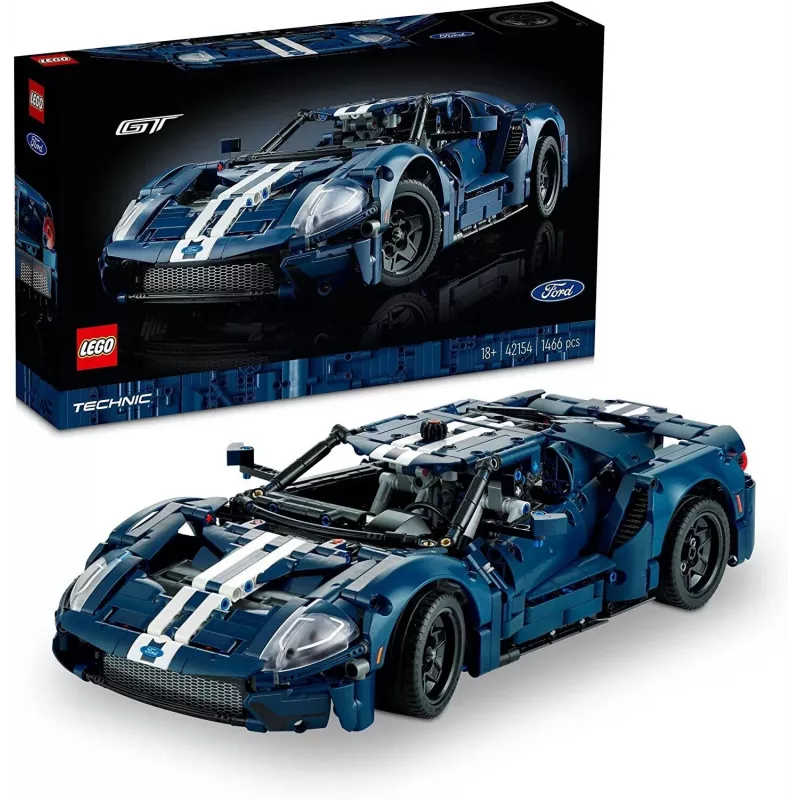 LEGO 42154 Technic 2022 Ford GT automobilio modelio rinkinys suaugusiems statyti