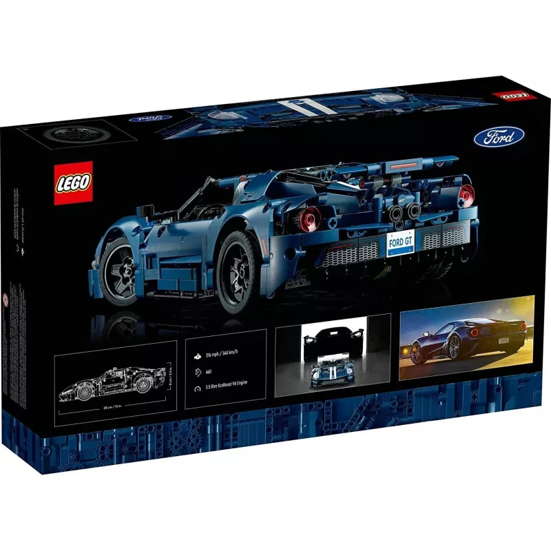 LEGO 42154 Technic 2022 Ford GT automobilio modelio rinkinys suaugusiems statyti