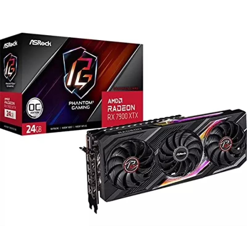 ASRock Radeon RX 7900 XTX Phantom Gaming 24 GB GDDR6 vaizdo plokštė