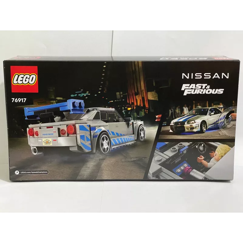 LEGO 76917 Speed Champions 2 Fast 2 Furious Nissan Skyline GT-R (R34) Automobilis