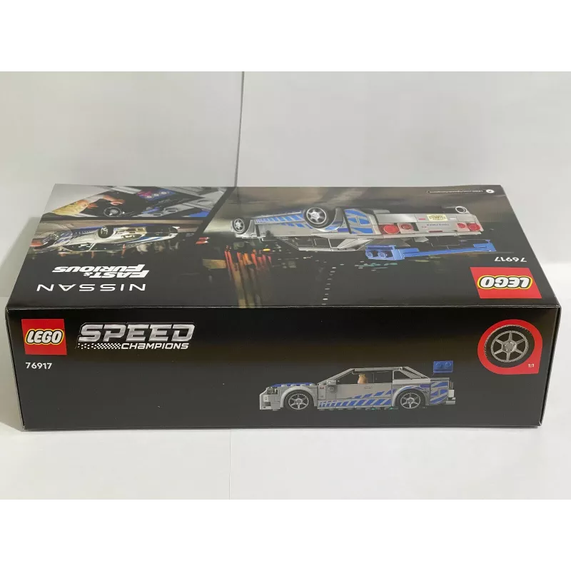 LEGO 76917 Speed Champions 2 Fast 2 Furious Nissan Skyline GT-R (R34) Automobilis