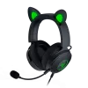Razer Kraken V2 Pro Kitty Edition – laidinis ausinių komplektas, uždengiančios ausines, juodos spalvos, žaidimams