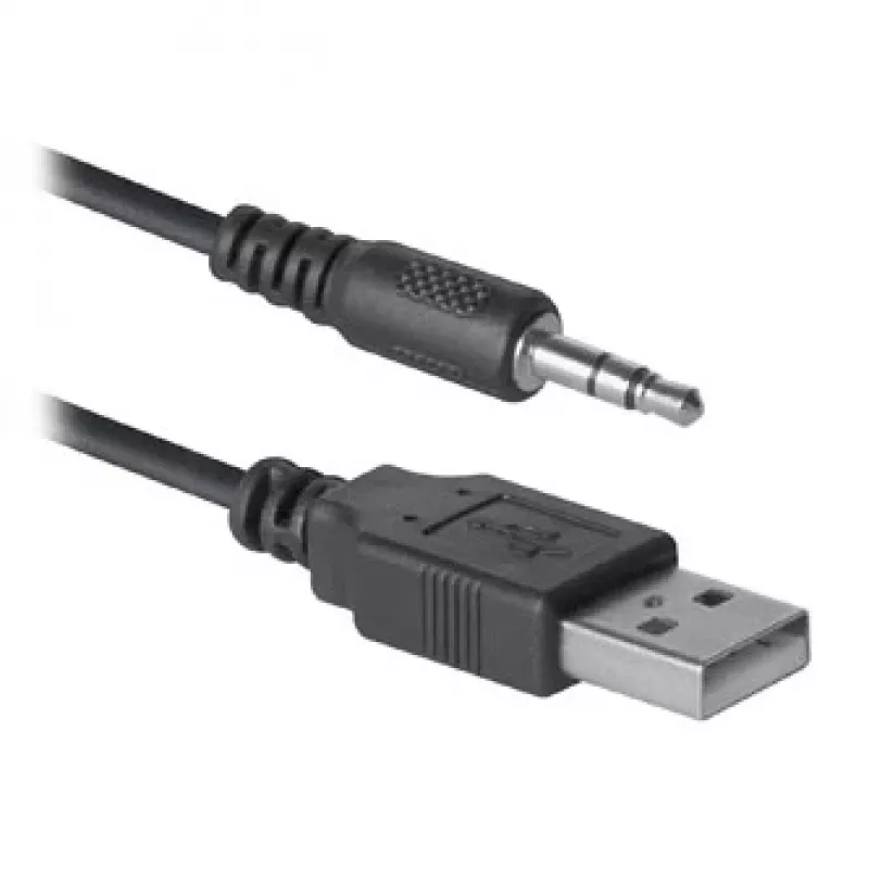 DEFENDER SPK-240 laidinės stalinės kolonėlės, 2.0, 6 W RMS, maitinamos USB, 3,5 mm, juodos