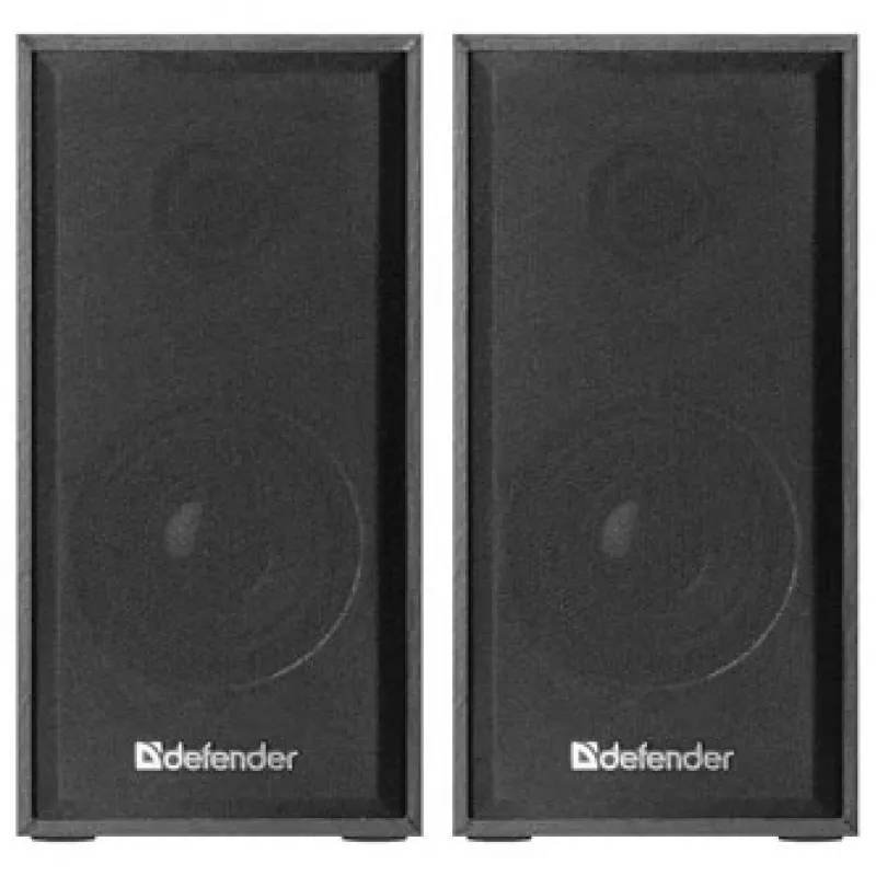 DEFENDER SPK-240 laidinės stalinės kolonėlės, 2.0, 6 W RMS, maitinamos USB, 3,5 mm, juodos