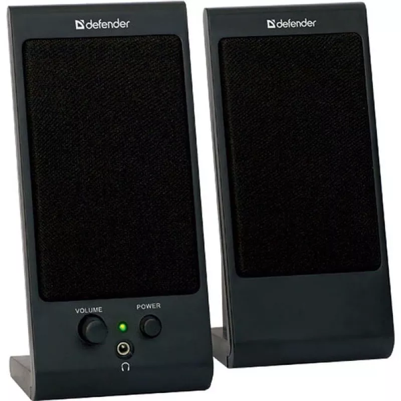 Staliniai / lentyniniai garsiakalbiai DEFENDER SPK-170 2.0, 4 W RMS, laidinis USB 5 V, 3,5 mm, juodi