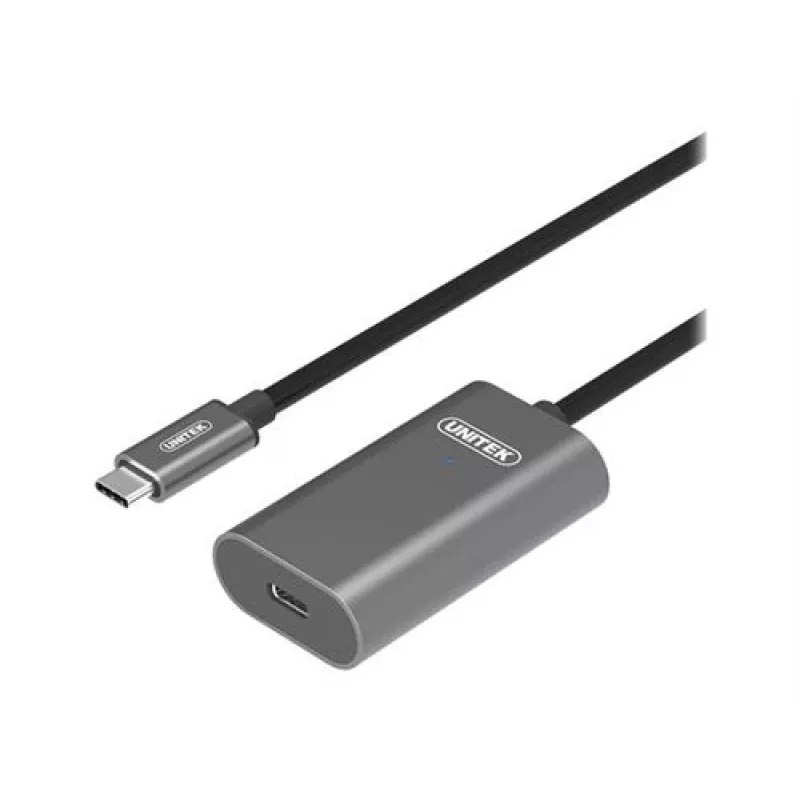 USB kabelis UNITEK U305A 5 m USB 3.2 Gen 1 USB C pilkas