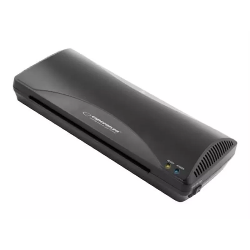 Šalto/karšto laminavimo įrenginys ESPERANZA EFL001 — A4, maks. plotis 24 cm, 80–125 µm plėvelė, 250 mm/min, storis 0,6 mm