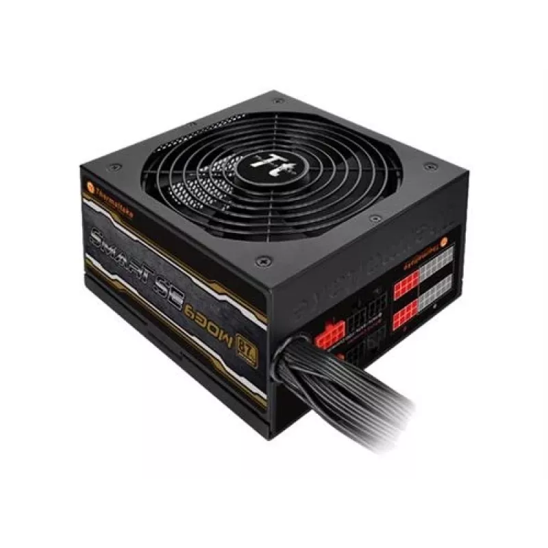 Thermaltake SMART SE 630W - maitinimo blokas (vidinis) - ATX12V 2.3/ EPS12V 2.92 - CA 230 V - 630 W - aktyvus PFC - Europos Sąjunga - juoda