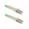 Qoltec - šviesolaidinis jungiamasis kabelis - LC/UPC Multimode (M) į LC/UPC Multimode (M) - 1 m - šviesolaidis - Duplex - 50/125 mikronų - OM3 - be halogenų