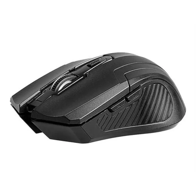 Tracer Fairy - optinė pelė - 6 mygtukai - belaidė - 2,4 GHz - belaidis USB imtuvas - juoda