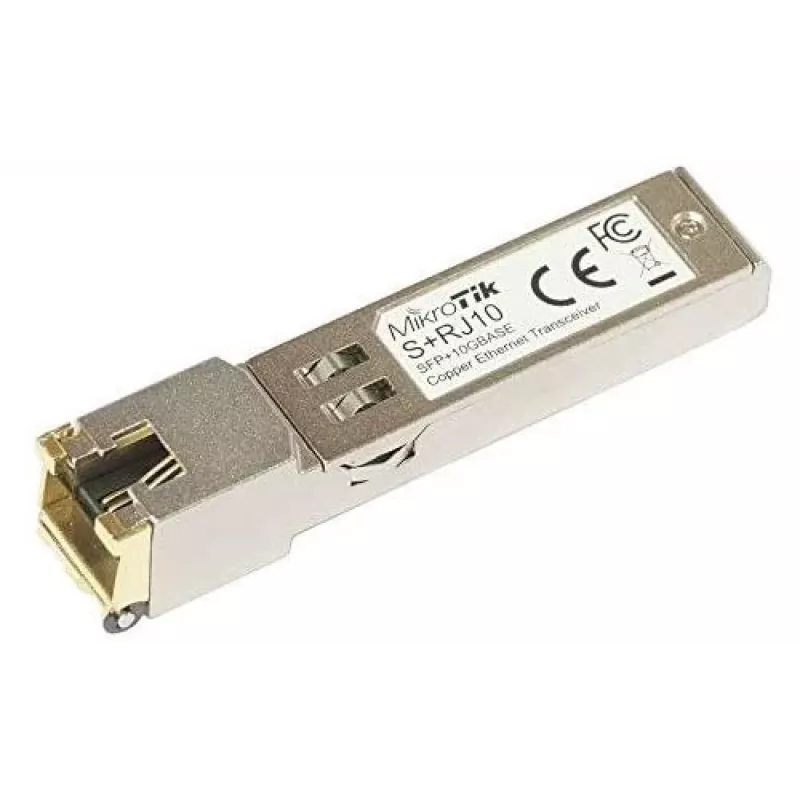 Mikrotik S+RJ10 tinklo siųstuvo-imtuvo modulis 10000 Mbit/s SFP+