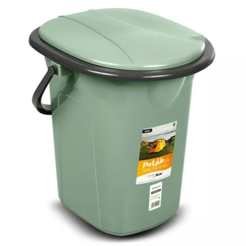 Nešiojamo tualeto kibiras „GreenBlue GB320GG“ — lengvas nešiojamo tualeto kibiras, modelis GB320GG