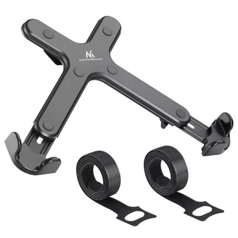 Nešiojamojo kompiuterio stalo laikiklis MACLEAN MC-836 — reguliuojamo aukščio, ergonomiškas dizainas, juodas, horizontaliam nešiojamajam kompiuteriui (58,5×236×320 mm)