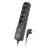 Lestar 5w Lv-530wa, apsauga nuo viršįtampių, 2,5 m, juoda Lv-530w G-a K. Cz 2,5m