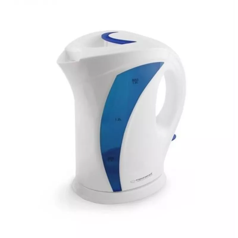 Esperanza EKK018B Electric kettle 1.7 L, Balta / Mėlyna